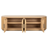 TV-meubel Belfort 4-deurs (Natural oak) van Richmond Interiors – Luxe comfort op maat van PureWonen. Vraag naar de beste prijs.