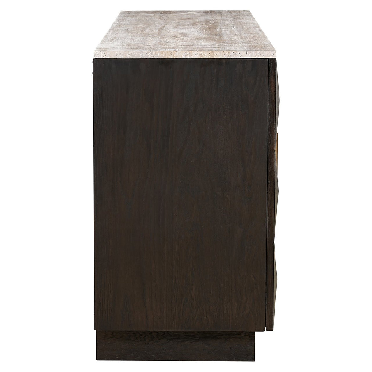 Dressoir Claremont 4-deurs (Brown) van Richmond Interiors – Luxe comfort op maat van PureWonen. Vraag naar de beste prijs.