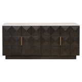 Dressoir Claremont 4-deurs (Brown) van Richmond Interiors – Luxe comfort op maat van PureWonen. Vraag naar de beste prijs.