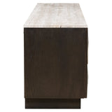 Tv-dressoir Claremont 4-deurs (Brown) van Richmond Interiors – Luxe comfort op maat van PureWonen. Vraag naar de beste prijs.