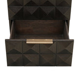 Nachtkastje Claremont 2-laden (Brown) van Richmond Interiors – Luxe comfort op maat van PureWonen. Vraag naar de beste prijs.