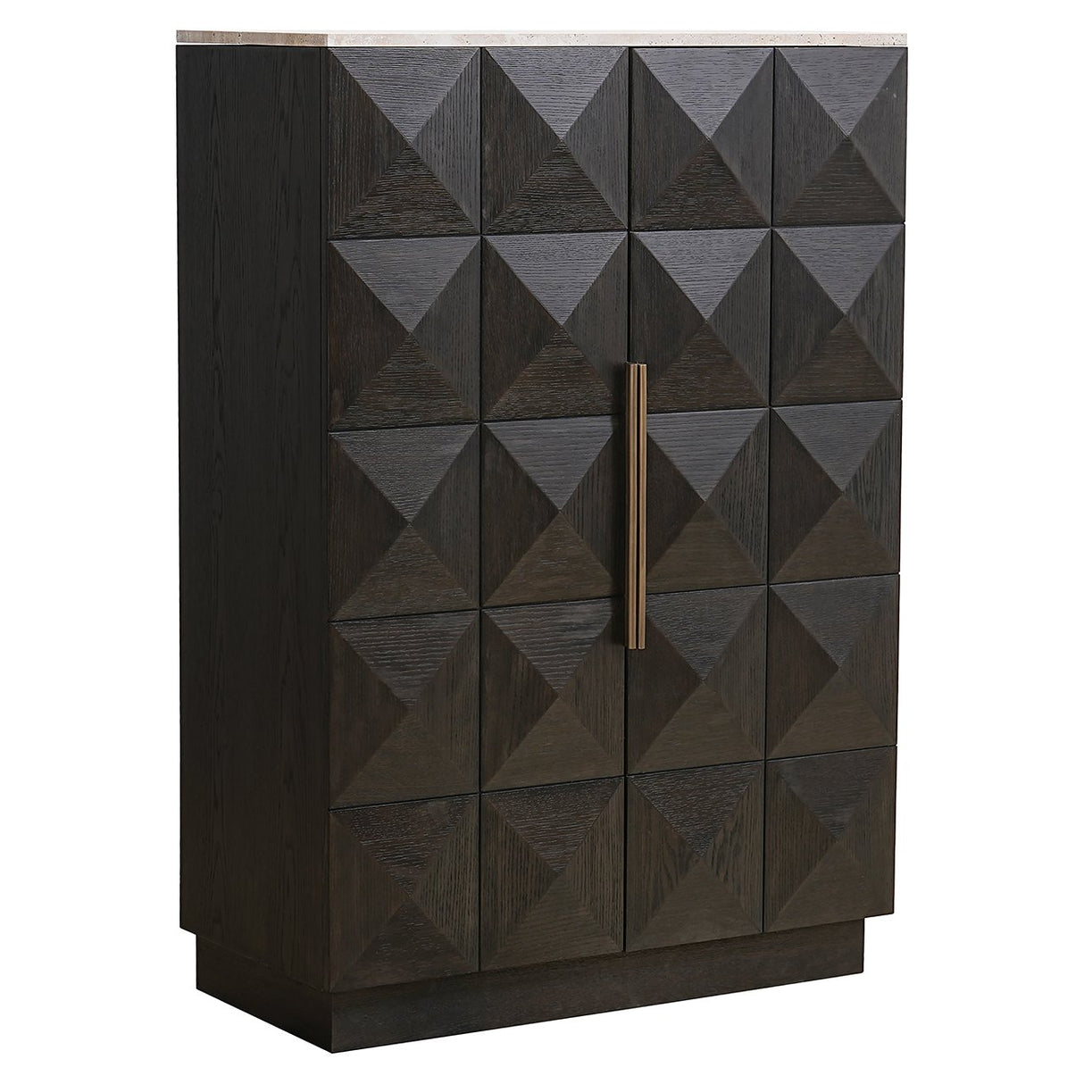 Wandkast Claremont 2-deurs (Brown) van Richmond Interiors – Luxe comfort op maat van PureWonen. Vraag naar de beste prijs.