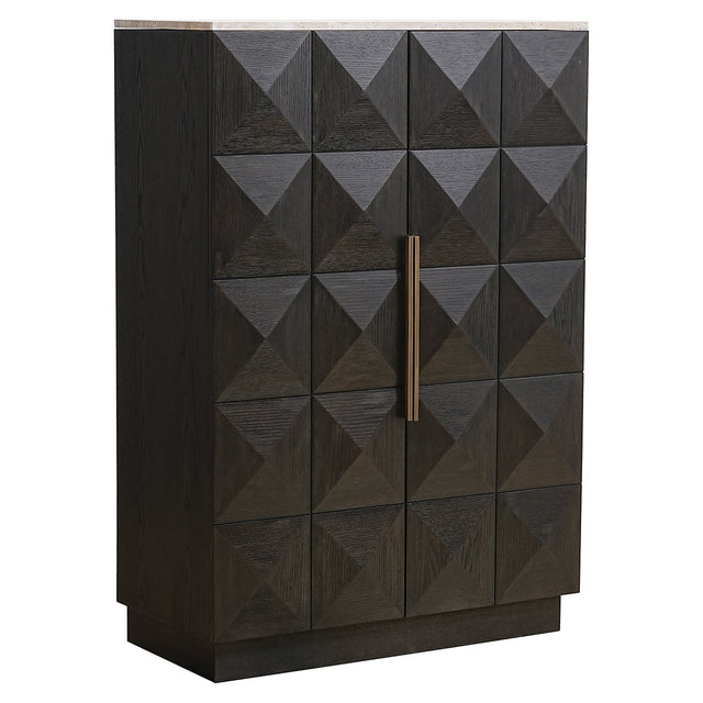 Wandkast Claremont 2-deurs (Brown) van Richmond Interiors – Luxe comfort op maat van PureWonen. Vraag naar de beste prijs.