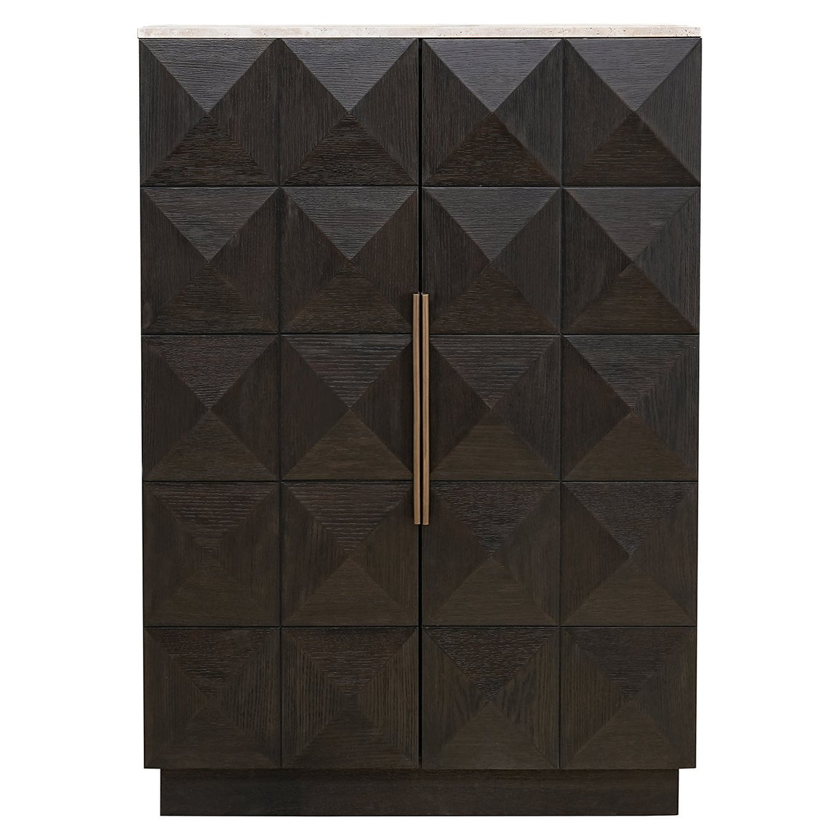 Wandkast Claremont 2-deurs (Brown) van Richmond Interiors – Luxe comfort op maat van PureWonen. Vraag naar de beste prijs.