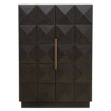 Wandkast Claremont 2-deurs (Brown) van Richmond Interiors – Luxe comfort op maat van PureWonen. Vraag naar de beste prijs.