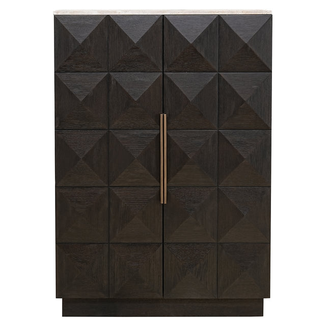 Wandkast Claremont 2-deurs (Brown) van Richmond Interiors – Luxe comfort op maat van PureWonen. Vraag naar de beste prijs.