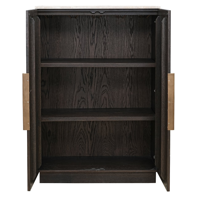 Wandkast Claremont 2-deurs (Brown) van Richmond Interiors – Luxe comfort op maat van PureWonen. Vraag naar de beste prijs.