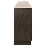Dressoir Claremont brown  4-doors 2-shelves