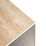 Dressoir Claremont brown  4-doors 2-shelves