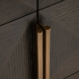 Dressoir Claremont brown  4-doors 2-shelves