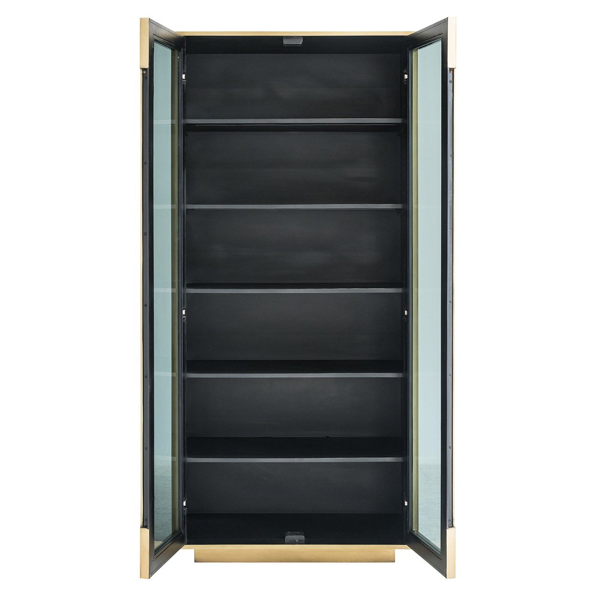 Wandkast Finsbury 2-deurs (Black/gold) van Richmond Interiors – Luxe comfort op maat van PureWonen. Vraag naar de beste prijs.