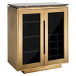 Dressoir Finsbury 2-deurs (Black/gold) van Richmond Interiors – Luxe comfort op maat van PureWonen. Vraag naar de beste prijs.