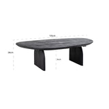 Salontafel Hudson (Black) van Richmond Interiors – Luxe comfort op maat van PureWonen. Vraag naar de beste prijs.