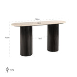 Wandtafel Hampton (Dark brown) van Richmond Interiors – Luxe comfort op maat van PureWonen. Vraag naar de beste prijs.