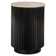 Bijzettafel Hampton 45Ø (Dark brown) van Richmond Interiors – Luxe comfort op maat van PureWonen. Vraag naar de beste prijs.