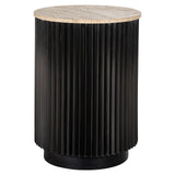 Bijzettafel Hampton 45Ø (Dark brown) van Richmond Interiors – Luxe comfort op maat van PureWonen. Vraag naar de beste prijs.