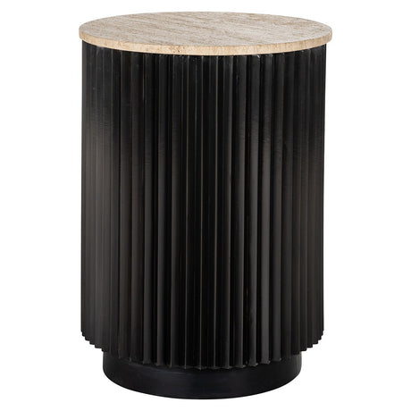 Bijzettafel Hampton 45Ø (Dark brown) van Richmond Interiors – Luxe comfort op maat van PureWonen. Vraag naar de beste prijs.