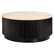 Salontafel Hampton 90Ø (Dark brown) van Richmond Interiors – Luxe comfort op maat van PureWonen. Vraag naar de beste prijs.