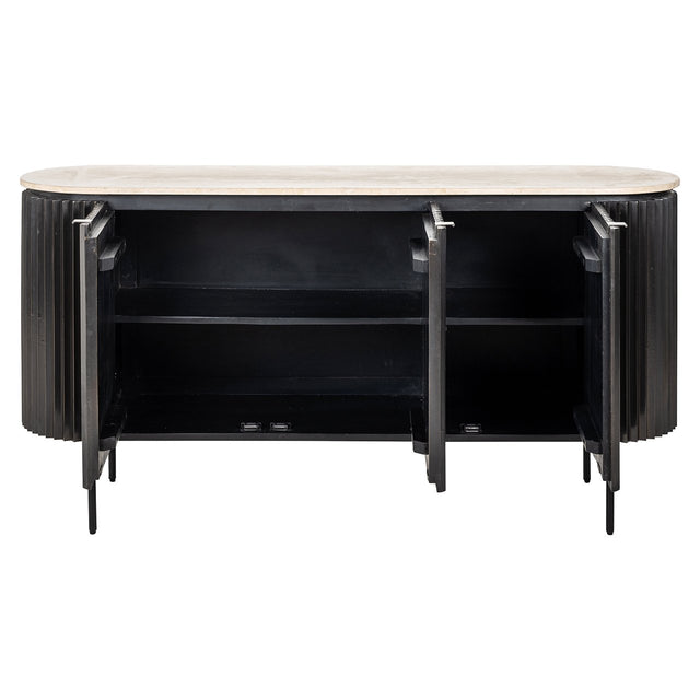 Dressoir Hampton (Dark brown) van Richmond Interiors – Luxe comfort op maat van PureWonen. Vraag naar de beste prijs.