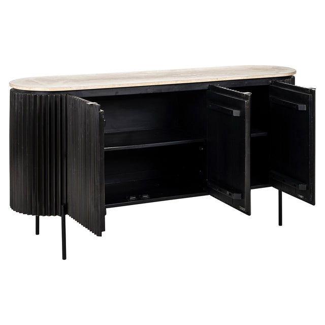 Dressoir Hampton (Dark brown) van Richmond Interiors – Luxe comfort op maat van PureWonen. Vraag naar de beste prijs.