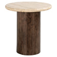 Bijzettafel Douglas 50Ø (Brown) van Richmond Interiors – Luxe comfort op maat van PureWonen. Vraag naar de beste prijs.