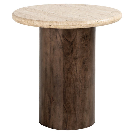 Bijzettafel Douglas 50Ø (Brown) van Richmond Interiors – Luxe comfort op maat van PureWonen. Vraag naar de beste prijs.