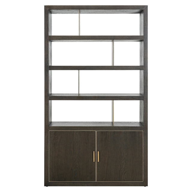 Wandkast Rivertree 3-planken 2-deurs (Brown) van Richmond Interiors – Luxe comfort op maat van PureWonen. Vraag naar de beste prijs.