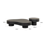 Salontafel Bogor set van 2 dark coffee (Dark coffee) van Richmond Interiors – Luxe comfort op maat van PureWonen. Vraag naar de beste prijs.