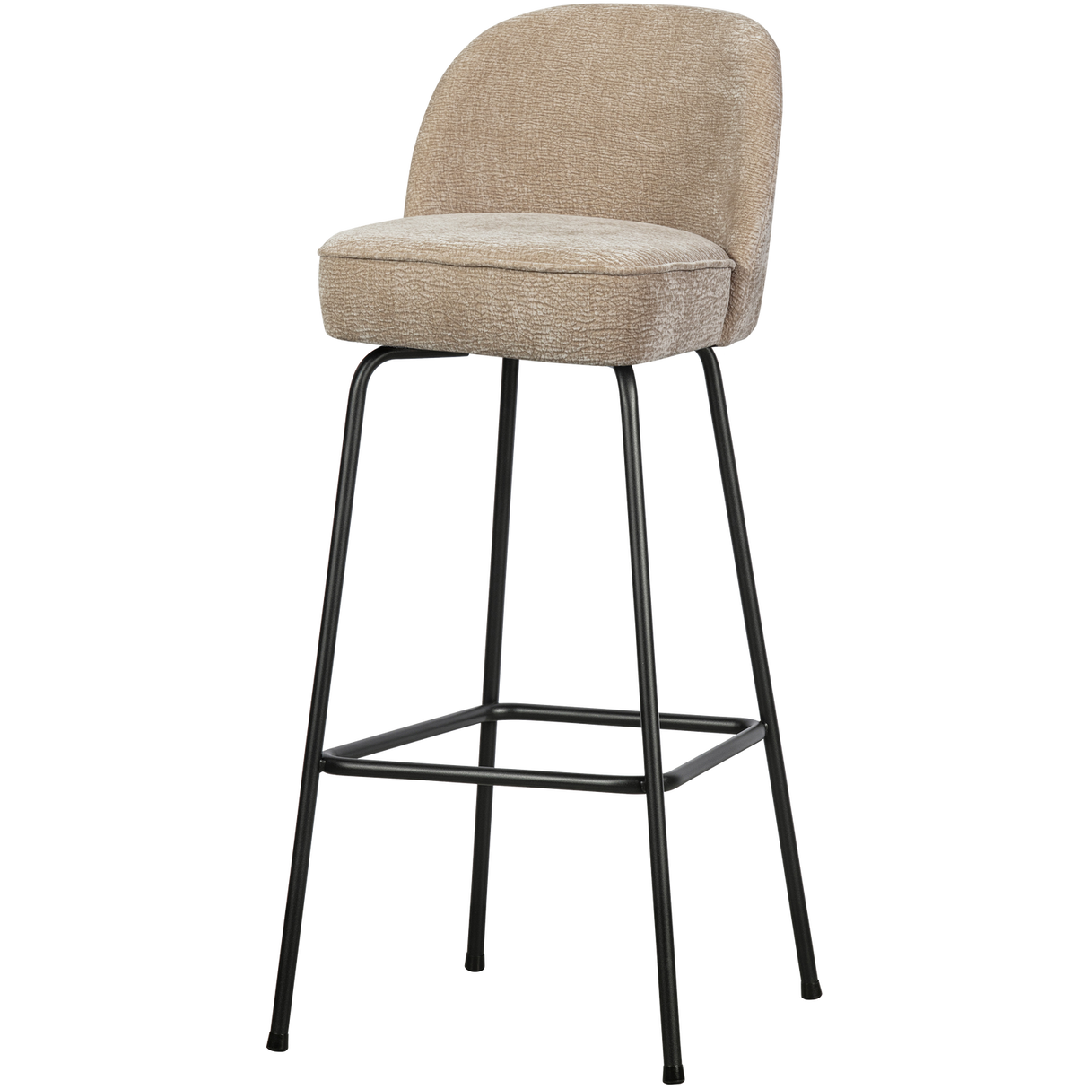 Vogue Barstoel 80 Cm 3 D Chenille Zand