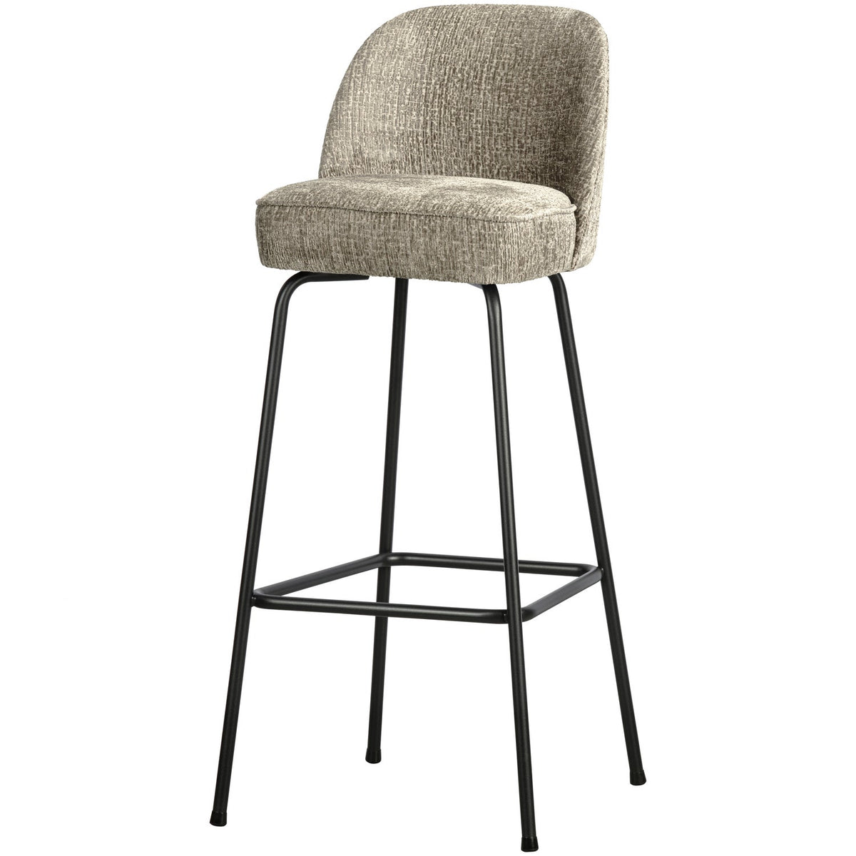 Vogue Barstoel 80 Cm Structure Velvet Wheatfield