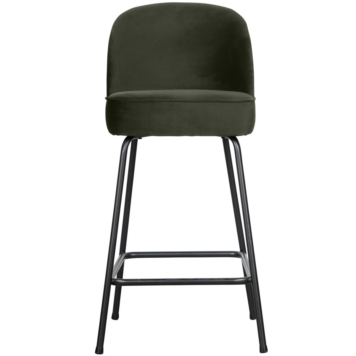 Vogue Barstoel 65 Cm Velvet Donkergroen