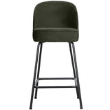 Vogue Barstoel 65 Cm Velvet Donkergroen