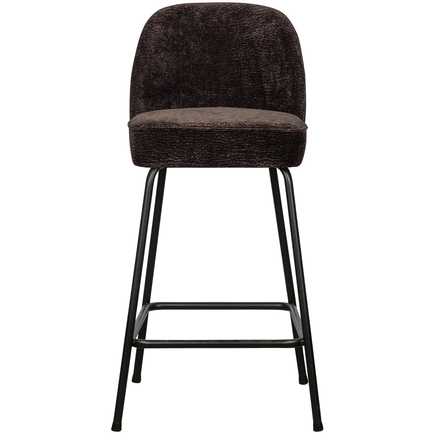 Vogue Barstoel 65 Cm 3 D Chenille Donkerbruin