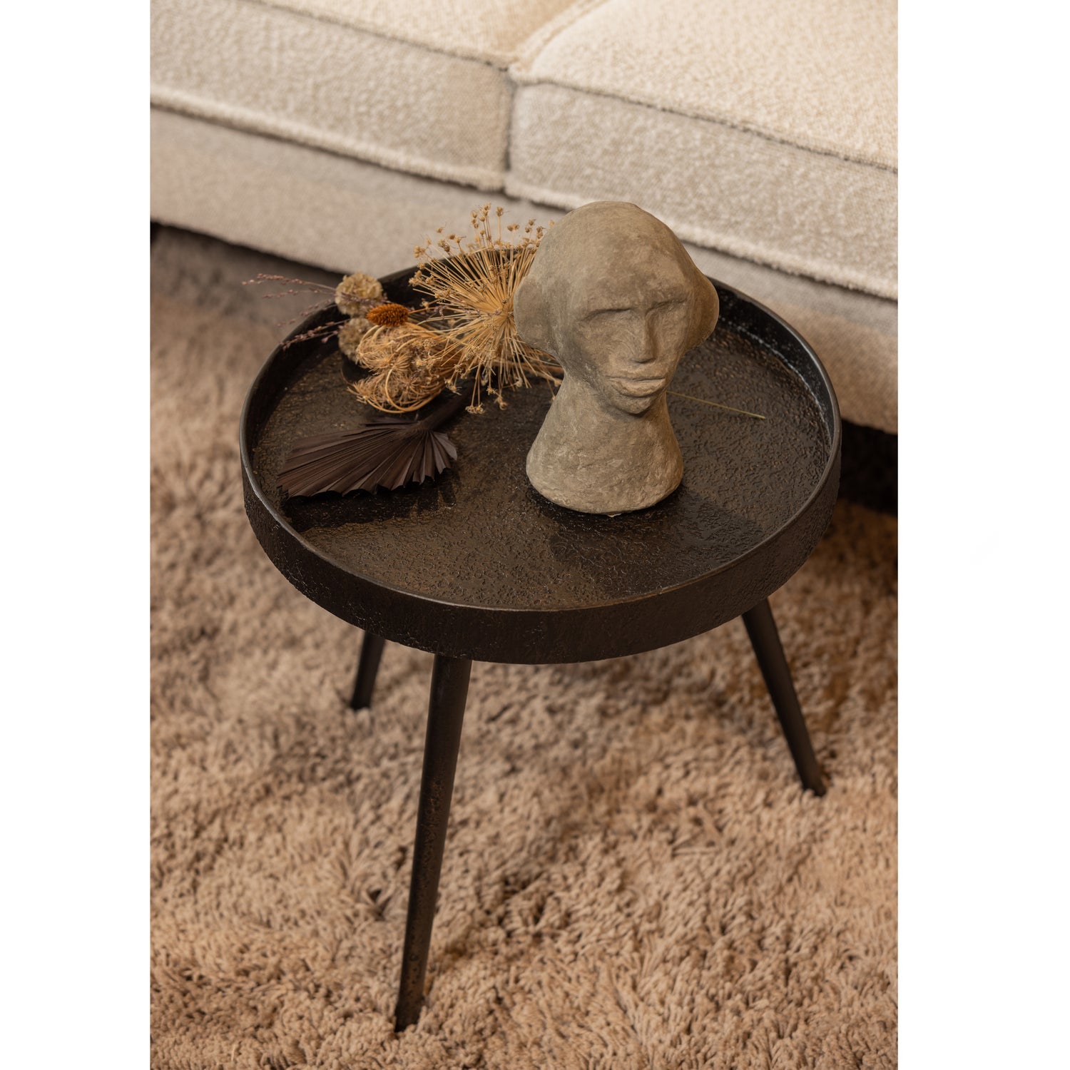 Bounds Bijzettafel M Hout/Metaal Antique Goud 41 Xo41 Cm