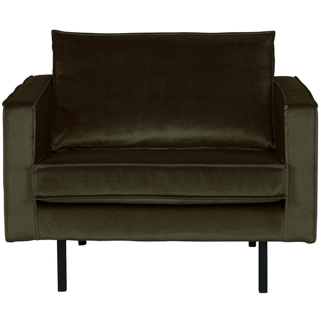 Rodeo Fauteuil Velvet Donkergroen