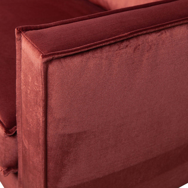 Rodeo Fauteuil Velvet Kastanje