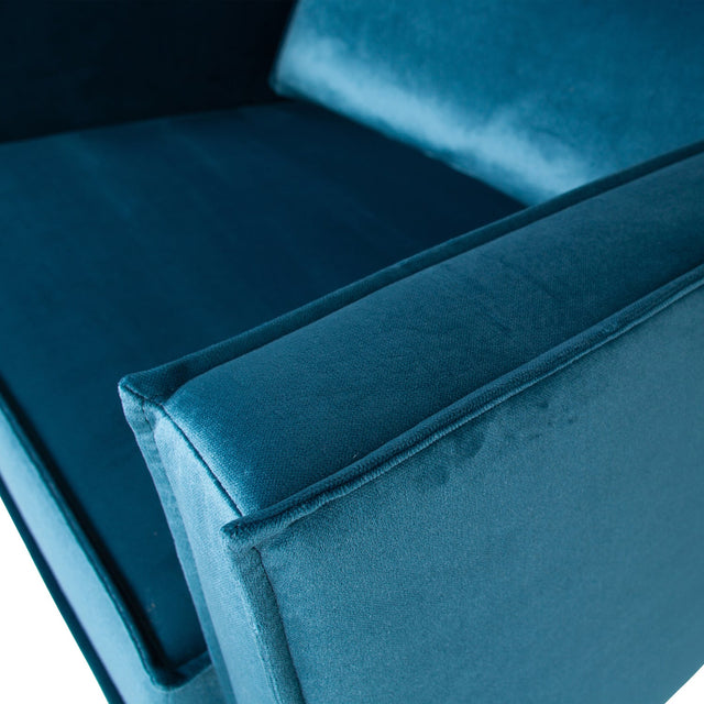 Rodeo Fauteuil Velvet Blauw