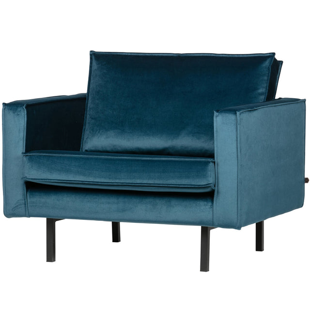 Rodeo Fauteuil Velvet Blauw