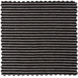 Vogue Fauteuil Streep Zwart/Grijs