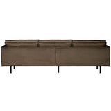 Rodeo 3 Zits Bank Velvet Taupe