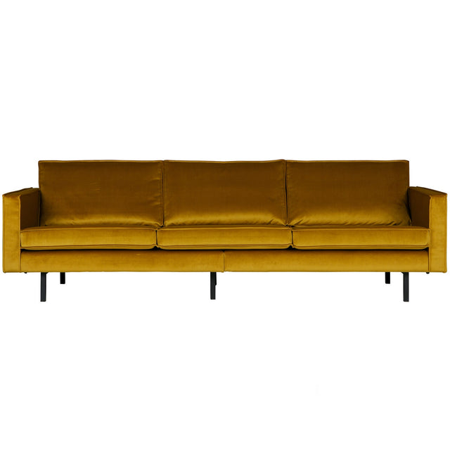 Rodeo 3 Zits Bank Velvet Oker