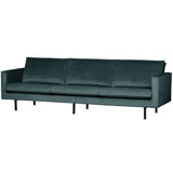 Rodeo 3 Zits Bank Velvet Groenblauw