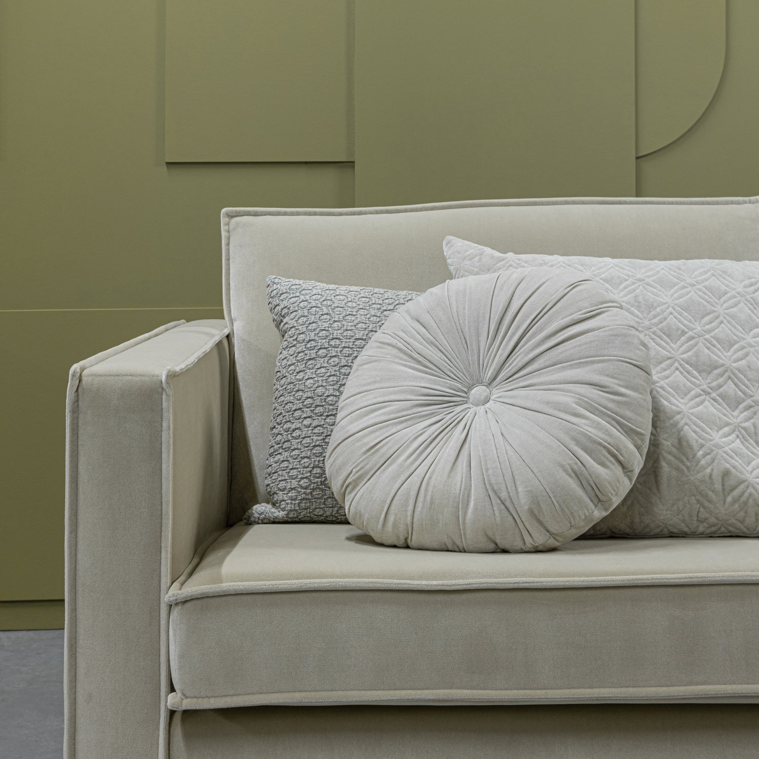 Rodeo 3 Zits Bank Velvet Pistache