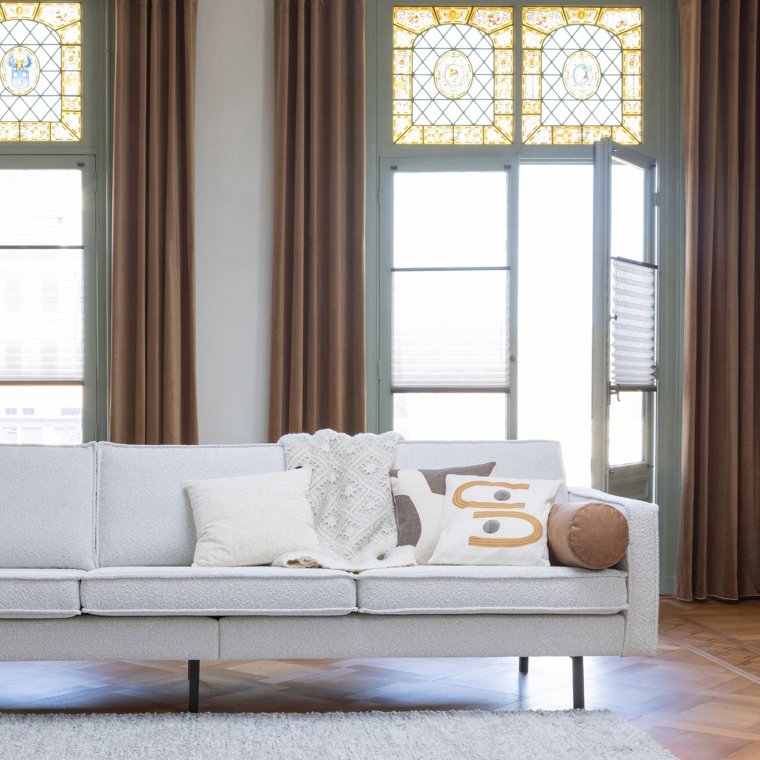 Rodeo 3 Zits Bank Boucle Naturel