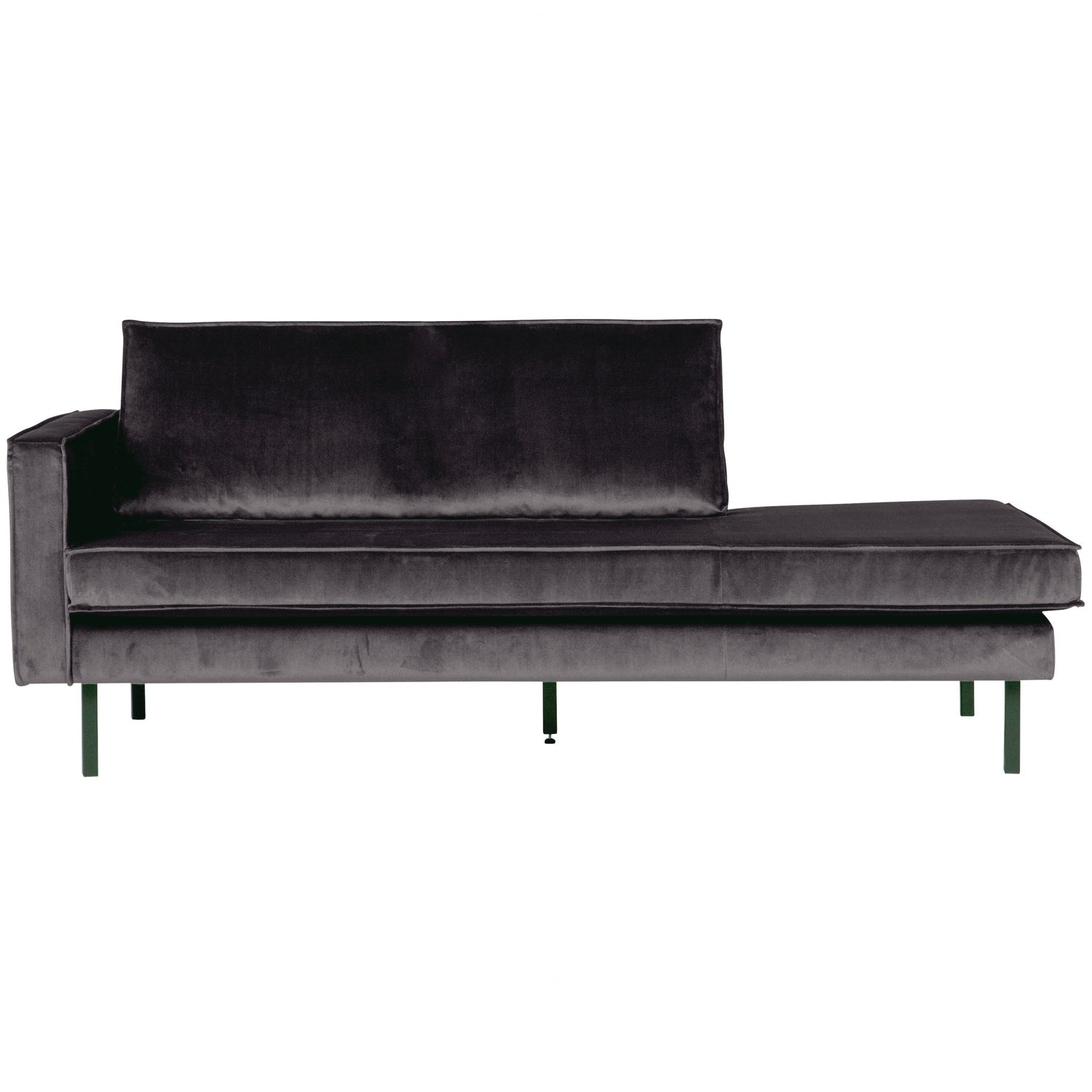 Rodeo Daybed Links Velvet Antraciet