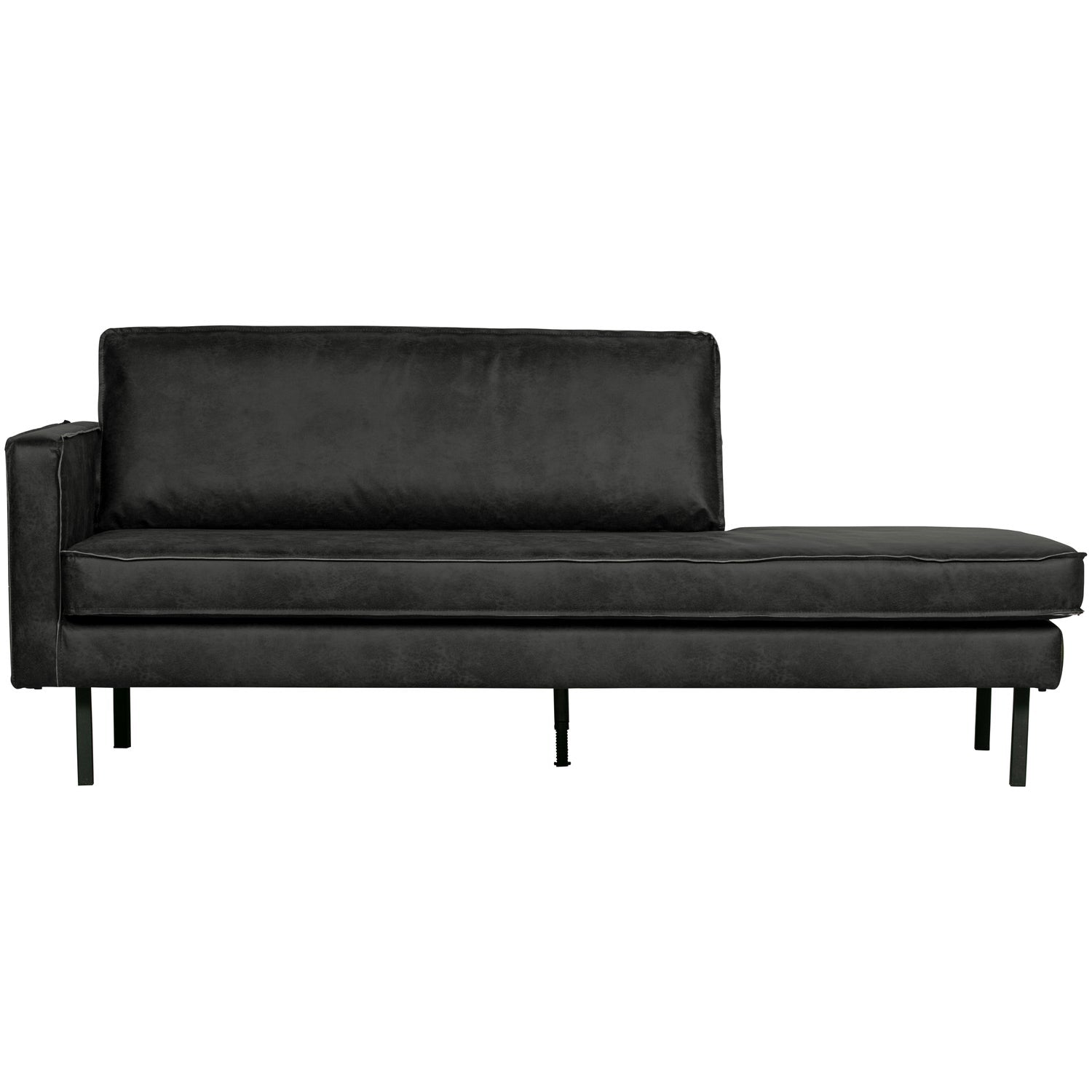 Rodeo Daybed Links Ecoleer Zwart