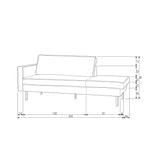 Rodeo Daybed Links Boucle Naturel