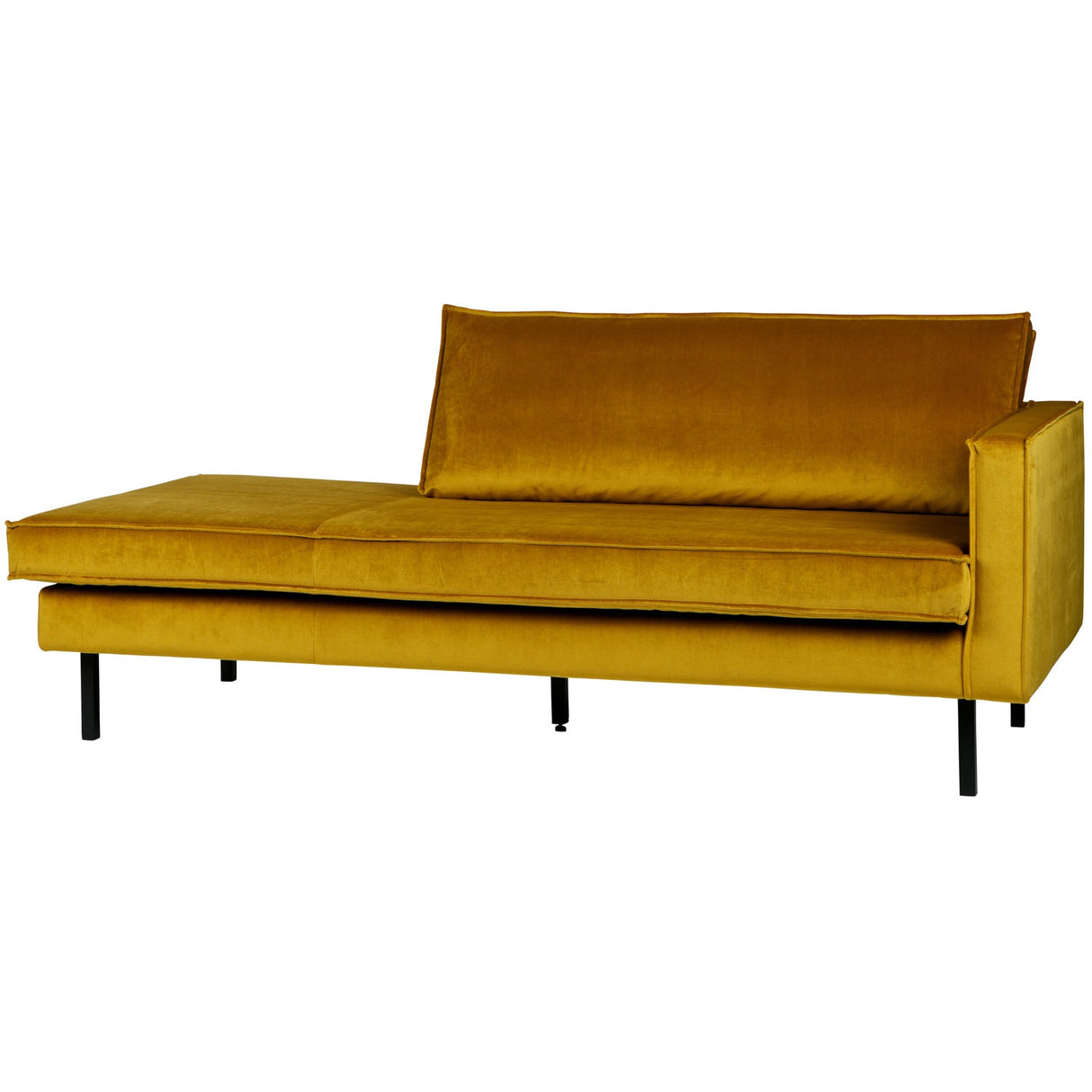 Rodeo Daybed Rechts Velvet Oker