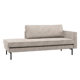 Rodeo Daybed Rechts Ribstof Ecru