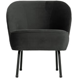 Vogue Fauteuil Velvet Zwart